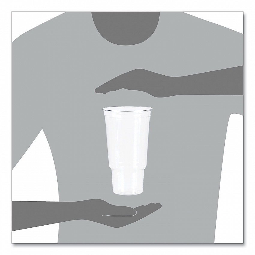 Ultra Clear Pedestal PET Cups, 32 oz, Plastic, Clear, 25/Bag, 20 Bags/Carton (32AC)