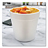 Foam Containers, 32 oz, White, 25/Bag, 20 Bags/Carton (32MJ48)