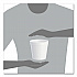 Foam Containers, 32 oz, White, 25/Bag, 20 Bags/Carton (32MJ48)