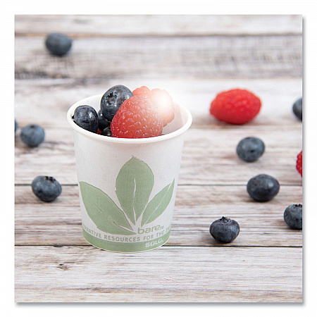 Bare Eco-Forward Treated Paper Cold Cups, ProPlanet Seal, 3 oz, Bare Design, 100/Sleeve, 50 Sleeves/Carton (44BB)