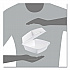 Foam Hinged Lid Containers, 6 x 5.78 x 3, White, 500/Carton (60HT1)