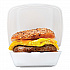Foam Hinged Lid Containers, 6 x 5.78 x 3, White, 500/Carton (60HT1)