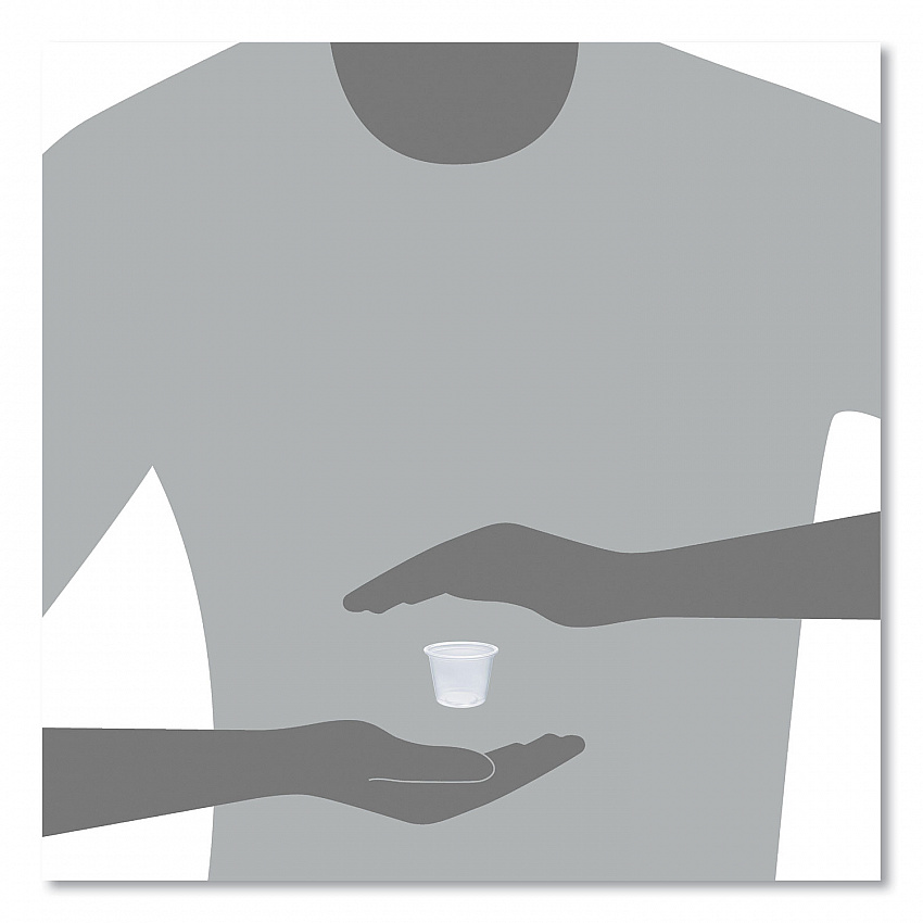Conex Complements Portion/Medicine Cups, 1 oz, Plastic, Clear, 125/Bag, 20 Bags/Carton (100PC)