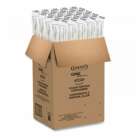 Conex Complements Portion/Medicine Cups, 1.5 oz, Plastic, Translucent, 125/Bag, 20 Bags/Carton (150PC)