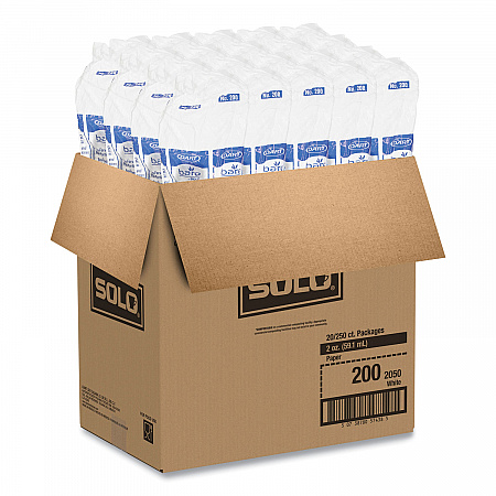 Paper Portion Cups, ProPlanet Seal, 2 oz, White, 250/Bag, 20 Bags/Carton (200)