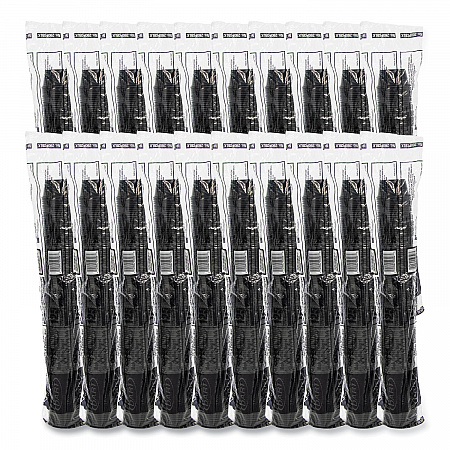 Conex Complements Portion/Medicine Cups, 2 oz, Plastic, Black, 125/Bag, 20 Bags/Carton (200PCBLK)
