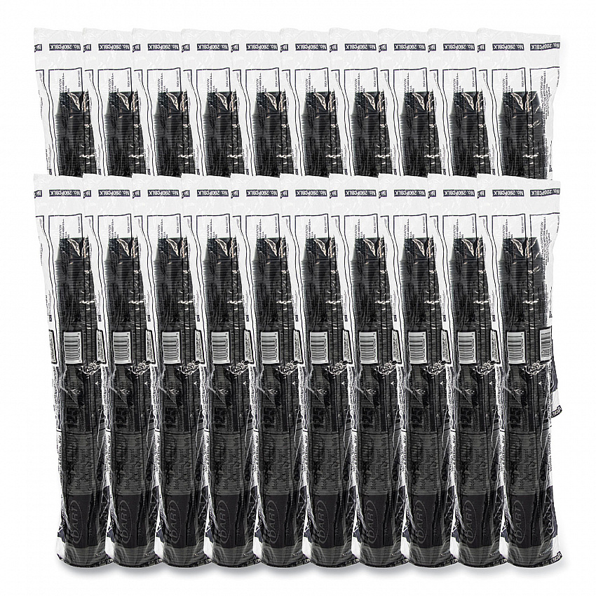 Conex Complements Portion/Medicine Cups, 2 oz, Plastic, Black, 125/Bag, 20 Bags/Carton (200PCBLK)