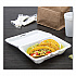 Foam Hinged Lid Containers, 6.4 x 9.3 x 2.9, White, 100/Pack, 2 Packs/Carton (205HT1)