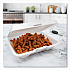 Foam Hinged Lid Containers, 6.4 x 9.3 x 2.9, White, 100/Pack, 2 Packs/Carton (205HT1)