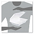 Foam Hinged Lid Containers, 6.4 x 9.3 x 2.6, White, 200/Carton (206HT1R)