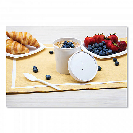 Flexstyle Double Poly Food Combo Packs, 16 oz, Symphony, Paper, 25 Combos/Sleeve, 10 Sleeves/Carton (KHB16ASYM)