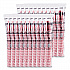 Paper Hot Drink Cups in Bistro Design, 16 oz, Maroon, 50/Pack (316SIPK)