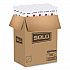 Paper Hot Drink Cups in Bistro Design, 16 oz, Maroon, 50/Pack (316SIPK)