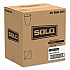 Mistique Polycoated Hot Paper Cups, 8 oz, Brown, 50/Sleeve, 20 Sleeves/Carton (378MS)