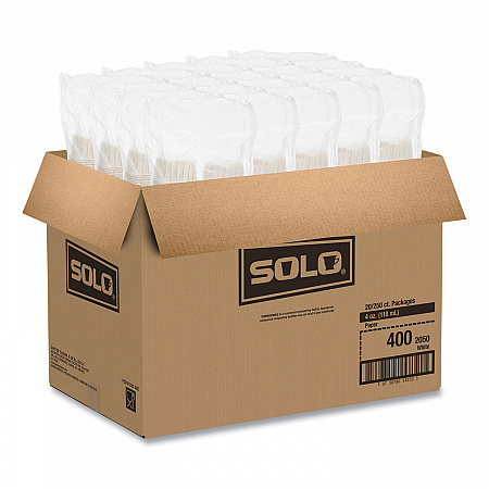 Paper Portion Cups, ProPlanet Seal, 4 oz, White, 250/Bag, 20 Bags/Carton (400)