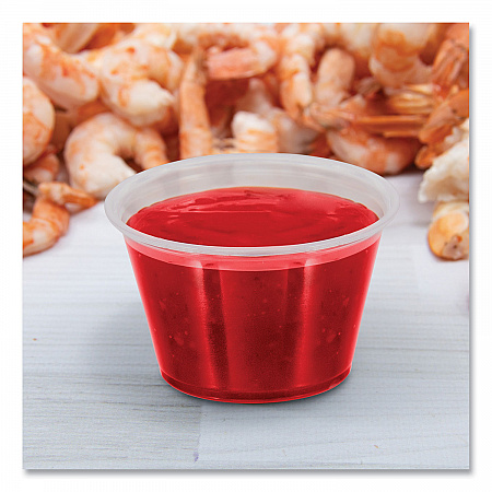 Conex Complements Portion/Medicine Cups, 4 oz, Plastic, Clear, 125/Bag, 20 Bags/Carton (400PC)