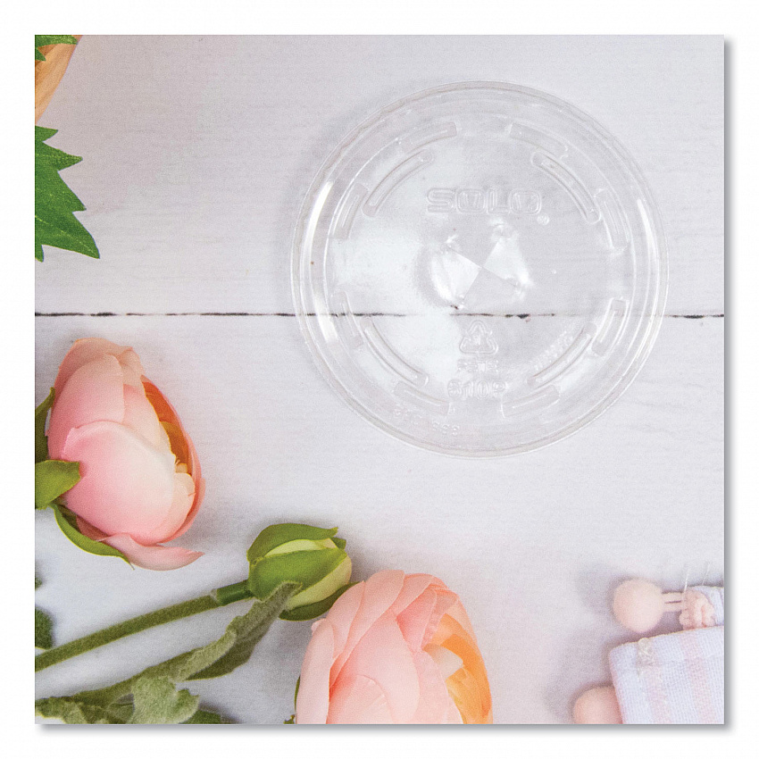 Plastic Cold Cup Lids, Fits 9 oz to 10 oz Cold Cups, Clear, 1,000/Carton (610TS)