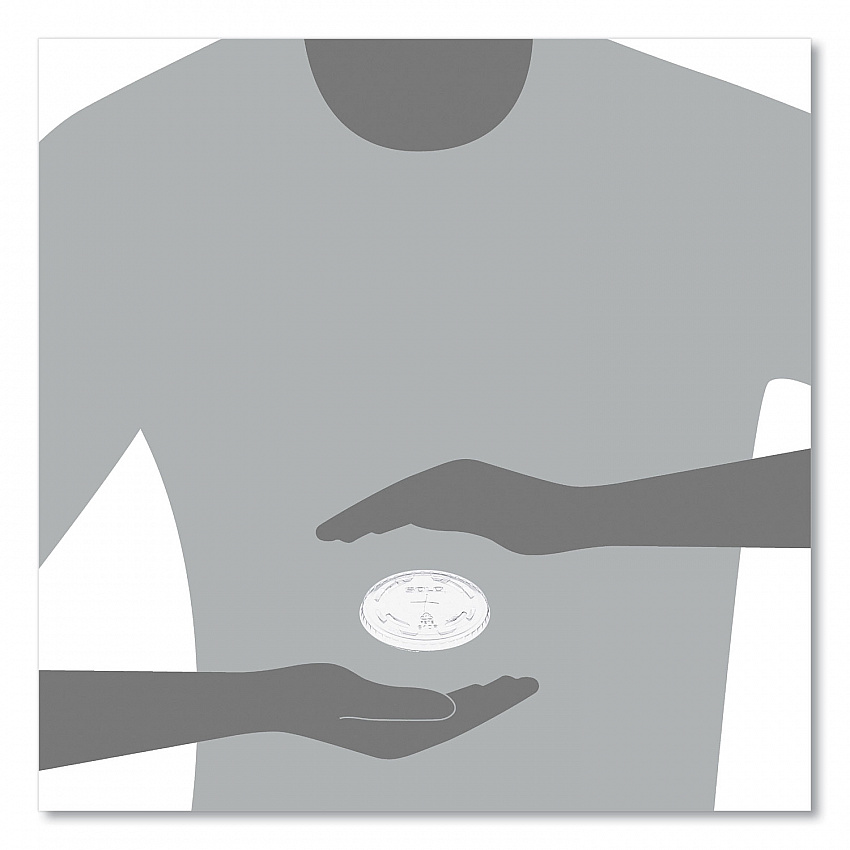 Plastic Cold Cup Lids, Fits 9 oz to 10 oz Cold Cups, Clear, 1,000/Carton (610TS)