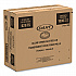 PETE Flat Straw-Slot Cold Cup Lids, Fits 16 oz to 24 oz Cold Cups, Plastic, Clear, 100/Pack, 10 Packs/Carton (626TSCT)