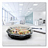 OctaView Hinged-Lid Hot Food Containers, 31 oz, 9.55 x 9.1 x 3, Black/Clear, Plastic, 100/Carton (809011PP94)