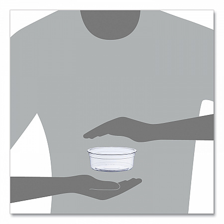 Bare Eco-Forward RPET Deli Containers, ProPlanet Seal, 8 oz, 4.6