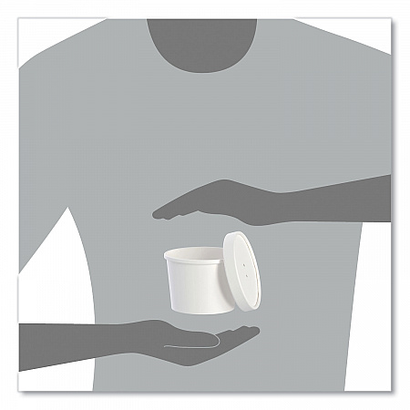 Flexstyle Food Lid Container, 12.1 oz, 3.6