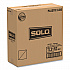 Traveler Cappuccino Style Dome Lid, Fits 10 oz Hot Cups, Plastic, White, 100/Pack, 10 Packs/Carton (TL31R2)