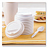Traveler Cappuccino Style Dome Lid, Fits 10 oz to 24 oz Hot Cups, Plastic, White, 100/Pack, 10 Packs/Carton (TLP316)
