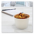 Double Poly Paper Food Container, Squat, 16 oz, White, 25/Pack, 20 Packs/Carton (VS616)