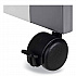 Flexible Multi-Functional Cart for Office Storage, Wood, 6 Shelves, 20.79 x 23.31 x 29.45, White (311302)