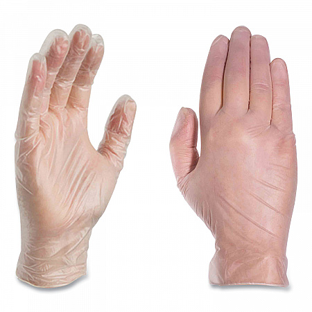 Industrial Vinyl Gloves, Powder-Free, X-Large, 3 mil Thick, 9.5