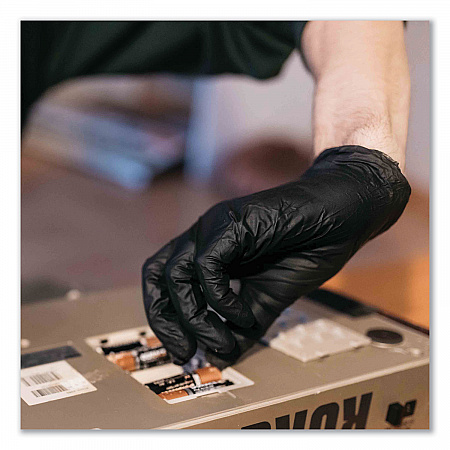Industrial Nitrile Gloves, Powder-Free, X-Large, 5 mil Thick, 9.5