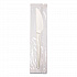 EcoSense Renewable Plant Starch Cutlery, Individually Wrapped, Mediumweight Knife, Plastic, Natural, 750/Carton (EPS071)