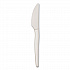 EcoSense Renewable Plant Starch Cutlery, Knife, Plastic, Cream, 50/Pack, 20 Packs/Carton (EPS001)