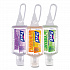 Advanced Hand Sanitizer Gel Infused with Essential Oils, 1 oz Flip Cap Bottle with Display Bowl, Assorted Scents, 25/Carton (390025CMRME)