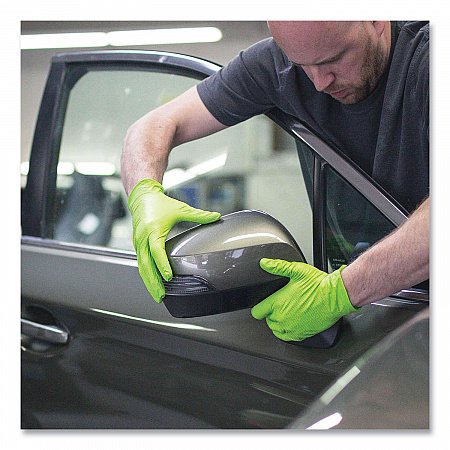 Heavy-Duty Industrial Nitrile Gloves, Powder-Free, Large, 8 mil Thick, 9.5