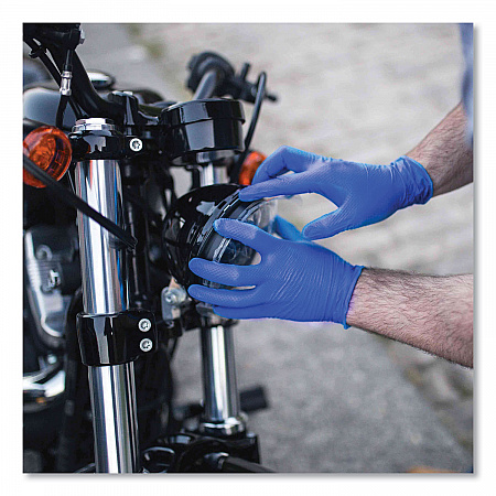 Heavy-Duty Industrial Nitrile Gloves, Powder-Free, XX-Large, 6 mil Thick, 9.5