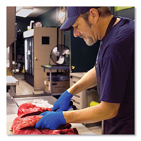 Heavy-Duty Industrial Nitrile Gloves, Powder-Free, X-Large, 6 mil Thick, 9.5