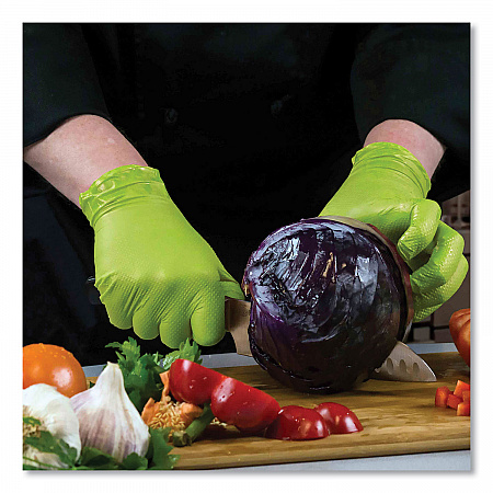 Heavy-Duty Industrial Nitrile Gloves, Powder-Free, X-Large, 8 mil Thick, 9.5
