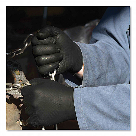 Heavy-Duty Industrial Nitrile Gloves, Powder-Free, XX-Large, 6 mil Thick, 9.5
