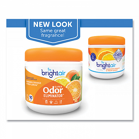 Super Odor Eliminator, Mandarin Orange and Fresh Lemon, 14 oz Jar, 6/Carton (900013CT)