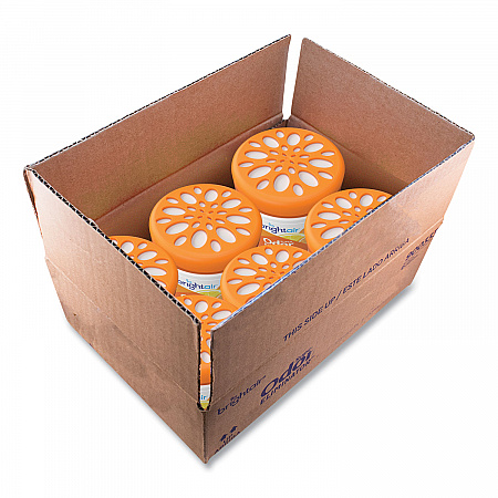 Super Odor Eliminator, Mandarin Orange and Fresh Lemon, 14 oz Jar, 6/Carton (900013CT)