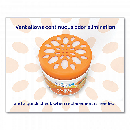 Super Odor Eliminator, Mandarin Orange and Fresh Lemon, 14 oz Jar, 6/Carton (900013CT)