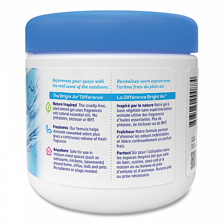 Super Odor Eliminator, Cool and Clean, Blue, 14 oz Jar, 6/Carton (900090CT)