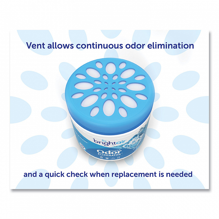 Super Odor Eliminator, Cool and Clean, Blue, 14 oz Jar (900090EA)