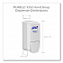 CS2 Healthy Soap Dispenser, 1,000 mL, 5.14 x 3.88 x 10, White, 6/Carton (413106CT)