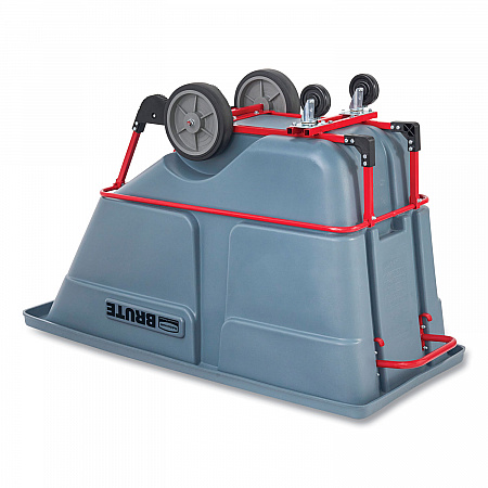 1 cu yd BRUTE DURATILT Frame Tilt Truck, Heavy Duty, 2,100 lb Capacity, Gray (2192467)