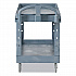 BRUTE Heavy-Duty Ergo Handle Utility Cart, Plastic, Two Shelves, 500 lb Capacity, 25.5