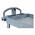 BRUTE Heavy-Duty Ergo Handle Utility Cart, Plastic, Two Shelves, 500 lb Capacity, 25.5