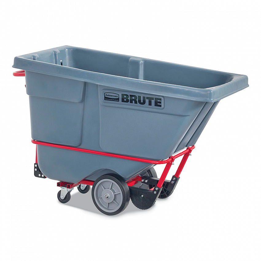 0.5 cu yd BRUTE DURATILT Frame Tilt Truck, Heavy Duty, 1,400 lb Capacity, Gray (2192465)